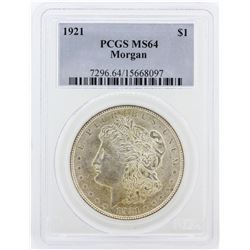 1921 PCGS MS64 Morgan Silver Dollar