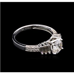 1.37ctw Diamond Ring - 18KT White Gold