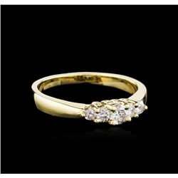 14KT Yellow Gold 0.41ctw Diamond Ring