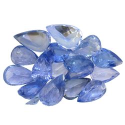 15.22ctw Pear Mixed Tanzanite Parcel