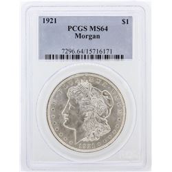 1921 PCGS MS64 Morgan Silver Dollar