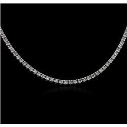 14KT White Gold 5.23ctw Diamond Necklace