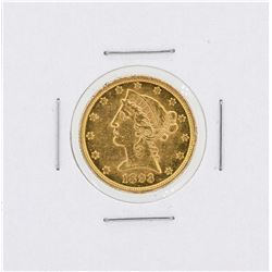 1893 $5 Liberty Head Half Eagle Gold Coin