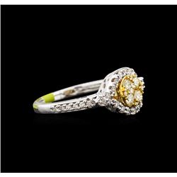 0.75ctw Diamond Ring - 14KT Two-Tone Gold