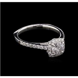 1.11ctw Diamond Ring - 18KT White Gold