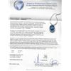 Image 3 : GIA Cert 18.37ct Tanzanite and Diamond Necklace - 14KT White Gold
