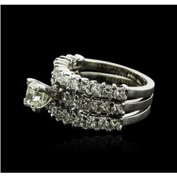 Platinum 2.77ctw Diamond Ring