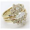 Image 6 : 0.96ctw Diamond Ring - 14KT Yellow Gold