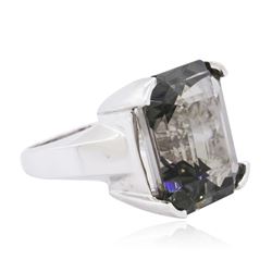 14KT White Gold 25.26ct Tourmaline Ring