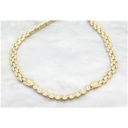 0.63ctw Diamond Necklace - 14KT Yellow Gold