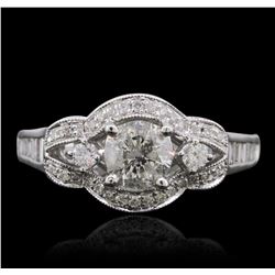 14KT White Gold 1.72ctw Diamond Ring