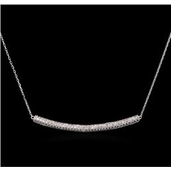 0.75ctw Diamond Necklace - 14KT White Gold