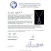 Image 5 : 14KT White Gold 29.77ct Blue Topaz and Diamond Pendant With Chain