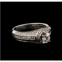 1.38ctw Diamond Ring - 14KT White Gold