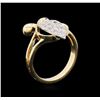 Image 3 : 1.00ctw Diamond Ring - 14KT Yellow Gold