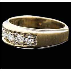 14KT Yellow Gold 0.50ctw Diamond Ring