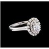 Image 1 : 1.23ctw Diamond Ring - 14KT White Gold