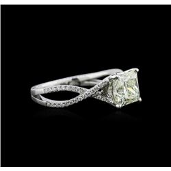 1.98ctw Diamond Ring - 18KT White Gold