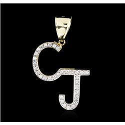 14KT Yellow Gold 1.30ctw Diamond Pendant