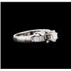 Image 1 : 1.54ctw Diamond Ring - 18KT White Gold