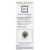 Image 3 : 6.20ct Green Tourmaline and Diamond Ring - 18KT White Gold