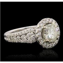 18KT White Gold 3.48ctw Diamond Ring