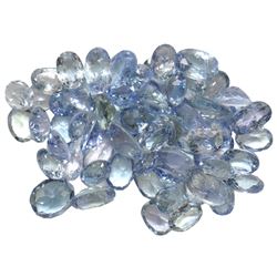 12.48ctw Oval Mixed Tanzanite Parcel