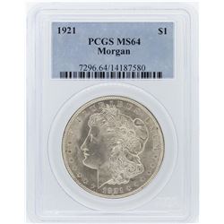 1921 PCGS MS64 Morgan Silver Dollar