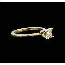 0.55ct Yellow Diamond Solitaire Ring - 18KT Yellow Gold