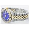 Image 2 : Rolex Two-Tone Diamond and Sapphire DateJust Men's Watch