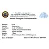 Image 2 : 7.56ctw Triangle Aquamarine Parcel