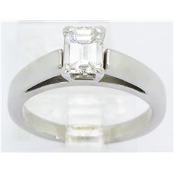 0.74ct Diamond Ring - 14KT White Gold