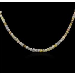 14KT Yellow Gold 33.45ctw Rough Diamond Necklace