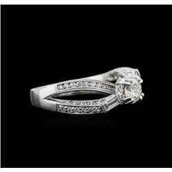 1.35ctw Diamond Ring - 18KT White Gold