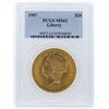 Image 1 : 1907 PCGS MS62 $20 Liberty Head Double Eagle Gold Coin