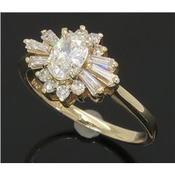 1.00ctw Diamond Ring - 14KT Yellow Gold