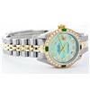 Image 2 : Rolex Two-Tone Diamond and Emerald DateJust Ladies Watch