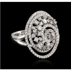 14KT White Gold 1.30ctw Diamond Ring