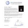Image 3 : 0.76ct Tanzanite and Diamond Pendant With Chain - 18KT White Gold