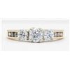 Image 4 : 1.01ctw Diamond Ring - 14KT Yellow Gold