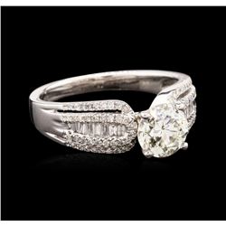 14KT White Gold 1.70ctw Diamond Ring