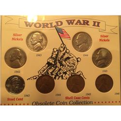 WWII coins professional display