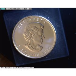 1oz Canadian Maple .999 pure silver