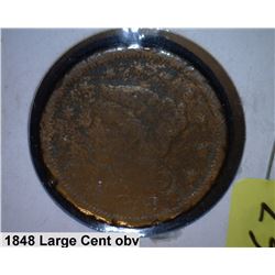 1848 Large US Cent