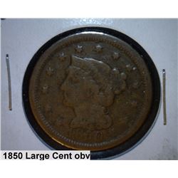1850 Large US Cent