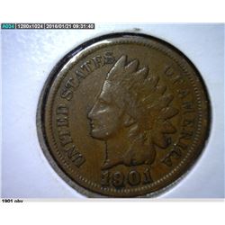 1901 Indian head cent