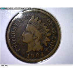 1904 Indian head cent