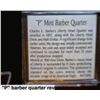 Image 3 : 1892 Barber Quarter with COA