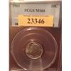Image 1 : 1961 PCGS MS66 90% silver dime