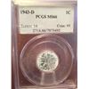 Image 1 : 1943D PCGS MS66 Steel Cent